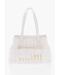 Moschino - White Polyethylene Shoulder Bag - Lyst