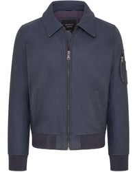 Infinity Leather - A2 Cowhide Leather Bomber Jacket-Eura - Lyst
