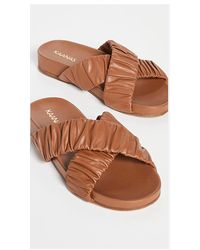 Kaanas - Saona Scrunchie Cross-over Pool Slide-coffee - Lyst