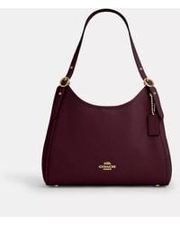 COACH Erin Shoulder Bag in Brown | Lyst