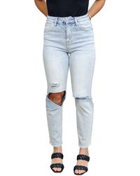 Risen - Good Karma Distressed Jeans - Lyst