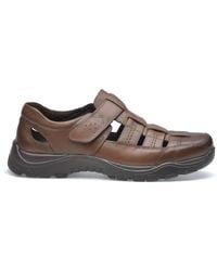 Pazstor - Closed Toe Leather Sandals John 3216 - Lyst
