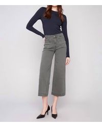 Charlie b - Patch Pocket Flare Twill Pants - Lyst