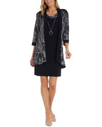R & M Richards - Printed Jacket Two Piece Dress - Lyst