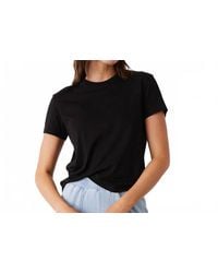 Monrow - Basic Crew Neck Tee - Lyst