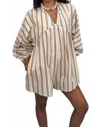 Miou Muse - Sail Away Romper - Lyst