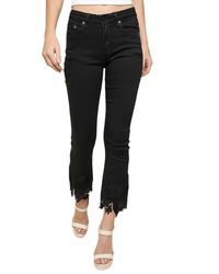 Umgee - High Waist Stretch Slim Straight Jean - Lyst