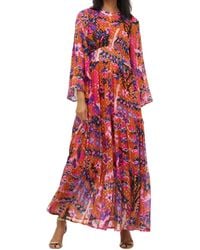 Oliphant - Balloon Waisted Maxi Dress - Lyst