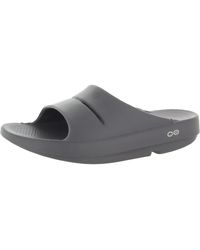 OOFOS - Ooahh Cut-out Flexible Slide Sandals - Lyst
