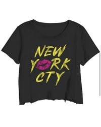 Prince Peter - New York City Lips Cropped Tee - Lyst