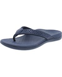 Vionic - Tideperf Leather Laser Thong Sandals - Lyst