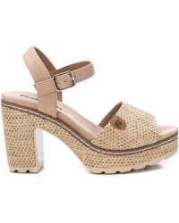 Refresh - Platform Heeled Sandals - Lyst