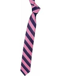 Robert Talbott - Textured Stripe Woven Silk Tie - Lyst