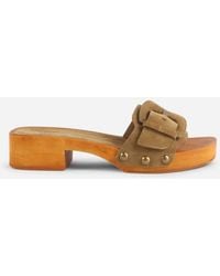 INTENTIONALLY ______ - Mar Open Toe Clog - Lyst