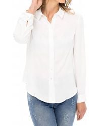 Renuar - Long Sleeve Collared Top - Lyst
