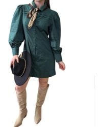 ..,merci - Pin Tuck Detail Button Down Mini Dress - Lyst