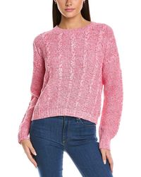 Womens Clothing Jumpers and knitwear Zipped sweaters Elie Tahari Cashmere Zip-up Sweater in Pink 