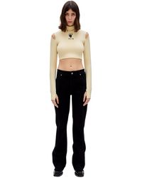 Pcfg - Long Sleeve Crop Top - Lyst