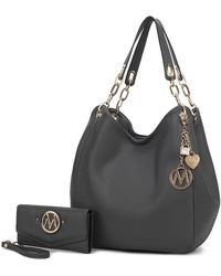 MKF Collection by Mia K - Ashley Sleek Hobo Bag And Wristlet Wallet 2 Pcs Set By Mia K - Lyst
