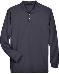 Devon & Jones - Pima Piqu Long Sleeve Polo - Lyst