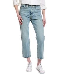 FRAME - Frame The Vertical Scheme Crop Jean - Lyst