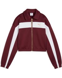 PUMA - Relaxed Crop Track Jacket - Lyst