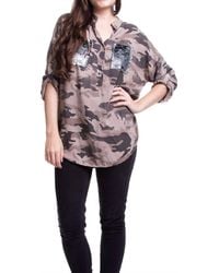 Gigi Moda - Leona Button Top - Lyst