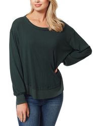 Jessica Simpson - Ribbed Crew Neck Pullover Top - Lyst