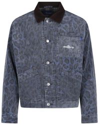 AWAKE NY - Leopard Print Work Jacket - Lyst