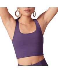 GIRLFRIEND COLLECTIVE - Paloma Longline Sports Bra Blackberry - Lyst