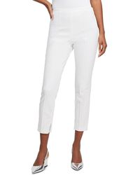 Theory - Solid Pintuck Ankle Pants - Lyst