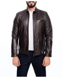 VELLAPAIS - Lanier Leather Jacket - Lyst