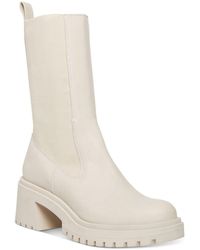 Steve Madden - Leather Stretch Mid-calf Boots - Lyst