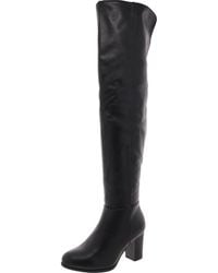 New York & Company - Zipper Faux Leather Over-The-Knee Boots - Lyst