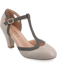 Journee Collection - Collection Wide Width Olina Pump - Lyst