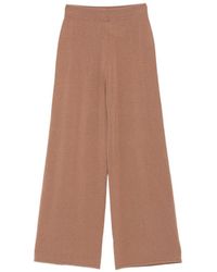 Liu Jo - Wide-Leg Trousers With High Waist - Lyst