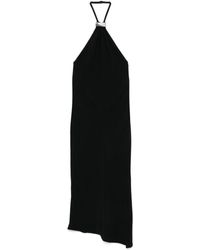 The Attico - Halterneck Midi Dress - Lyst