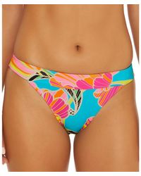Trina Turk - Poppy Banded Hipster Printed Nylon Swim Bottom Separates - Lyst