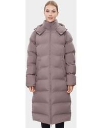 Rokka&Rolla - Long Seamless Puffer Coat Below Knee Maxi Jacket - Lyst