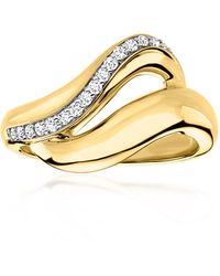 Ross-Simons - Diamond Wavy Ring - Lyst