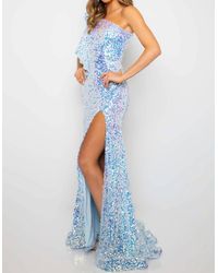 Ava Presley - One Shoulder Sequined Prom Dress - Lyst