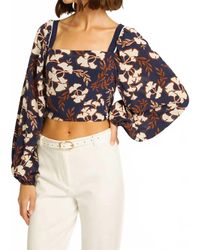 Caballero - Rosine Ginko Block Print Top - Lyst