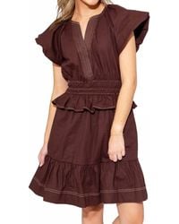 Thml - Cinched & Sweet Ruffle Dress - Lyst