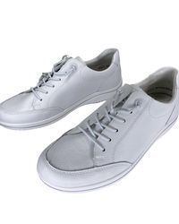 Remonte - Louann Low Top Round Toe Leather Sneaker - Lyst
