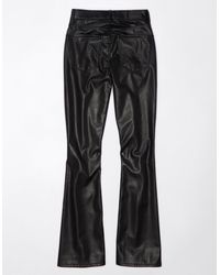American Eagle Outfitters - Ae Curvy Super High-waisted Kick Bootcut Vegan Leather Pant - Lyst