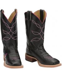 Justin Boots - Lori 11" Cowhide Western Boots - Lyst