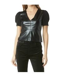 Tart Collections - Harper Vegan Leather Top - Lyst