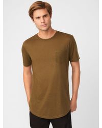 Guess - Vantor Longline Tee - Lyst