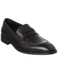 BOSS - Derrek Leather Loafer - Lyst
