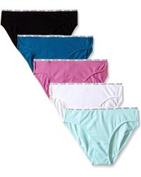 Calvin Klein - 5 Cotton Stretch Logo Bikini Panties - Lyst